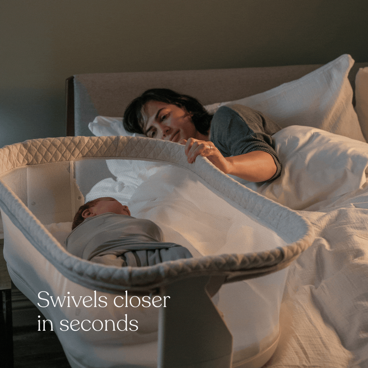 BassiNest® Swivel Sleeper 4.0 Air with Dreamweave Breathable Pad